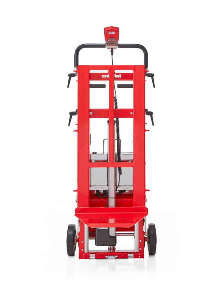 Gabelstapler, Arbeitsbühne, Treppensteiger, Sackkarre, Service München Linde, Manitou, Zonzini News, Buddy Lift Plasmoid bis 200 kg front wip